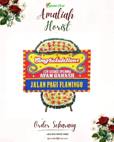 Bunga Papan Congratulation di Kota Batu